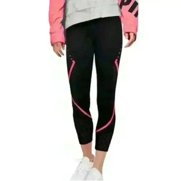 Victoria’s Secret PINK Love Pink Ultimate High Rise Ankle Leggings Small - Picture 2 of 8